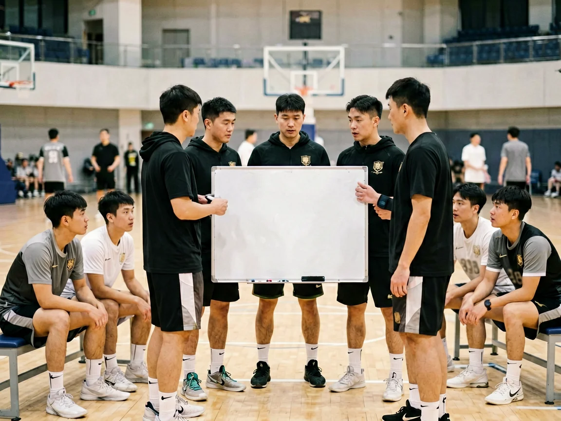 篮球赛前热身，篮球分析球队的阵容厚度与